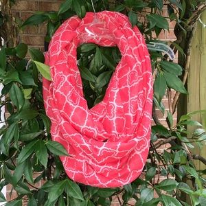 PINK INFINITY SCARF